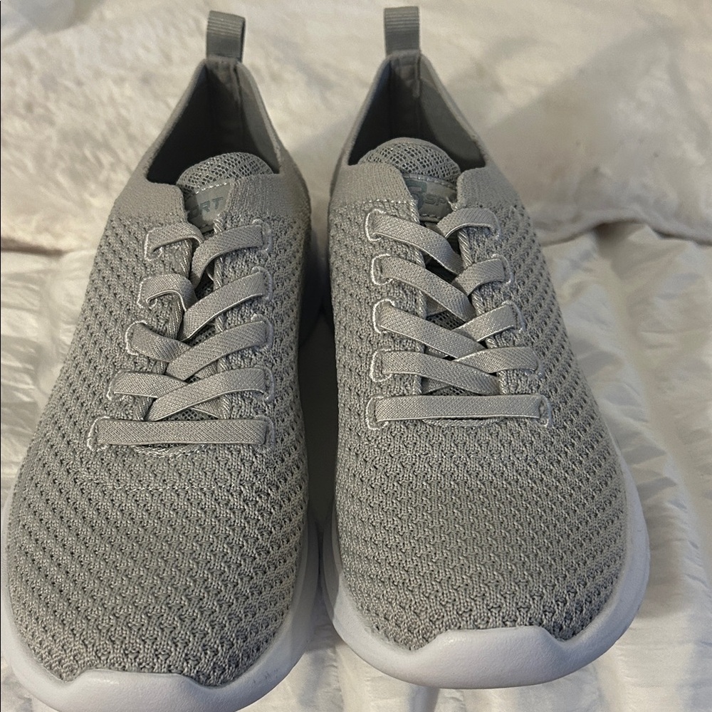 Gray Knit Sneakers Sport BY SKECHERS